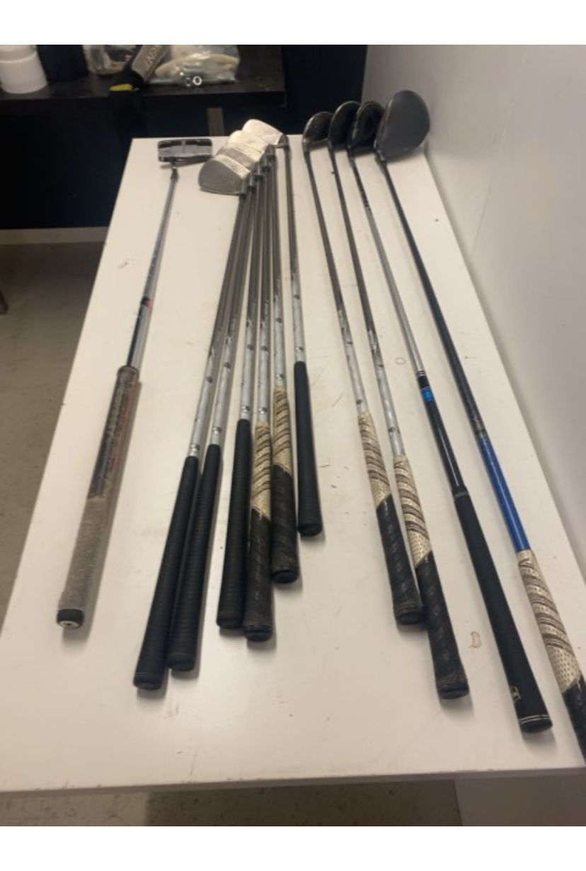 Golfsæt med bærebag venstre håndet